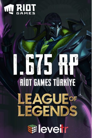 League of Legends 1675 RP - Riot Games - LOL