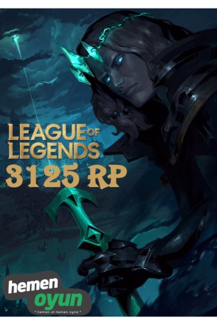 League of Legends Lol 3125 RP Riot PointsTR