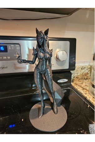 League Of Legends Kda Ahri Figürü - Siyah - 13cm