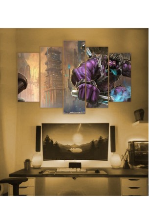 5li Mdf League Of Legends Dr.mundo Tablo 60 X 90 Cm