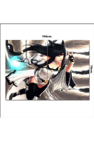 Ahşap Tablo League of Legends Awesome Ahri 70*100cm