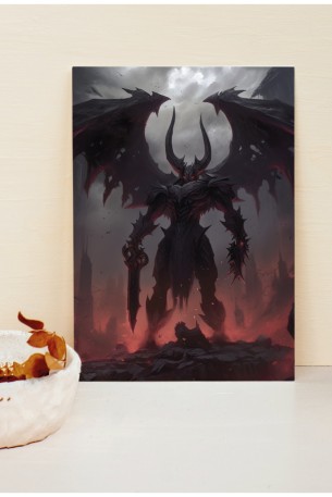 Aatrox League of Legends Poster - Çerçevesiz Parlak Kağıt Duvar Posteri