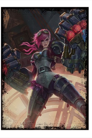 Vi League Of Legends Hediyelik Mdf Tablo 22cm X 30cm