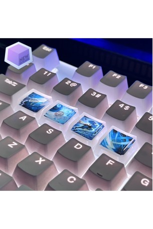 League Of Legends Lol Yasuo Tuşları Q-w-e-r Mekanik Klavye Tuşu Artisan Keycaps