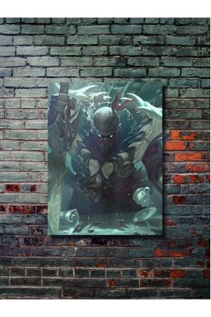 Pyke, League Of Legends, Eşsiz Tasarım Oyun, Karakter Posterleri, Özel Tasarım Kağıt Poster,