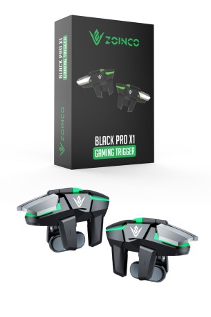 Black Pro X1 E-spor Oyun Tetikleri Pubg  Tuşu  Uyumlu (6 Parmak)